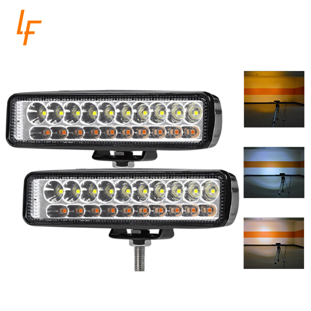 top selling 18w lower cost car automotive offroad bar easy install brackets led work light