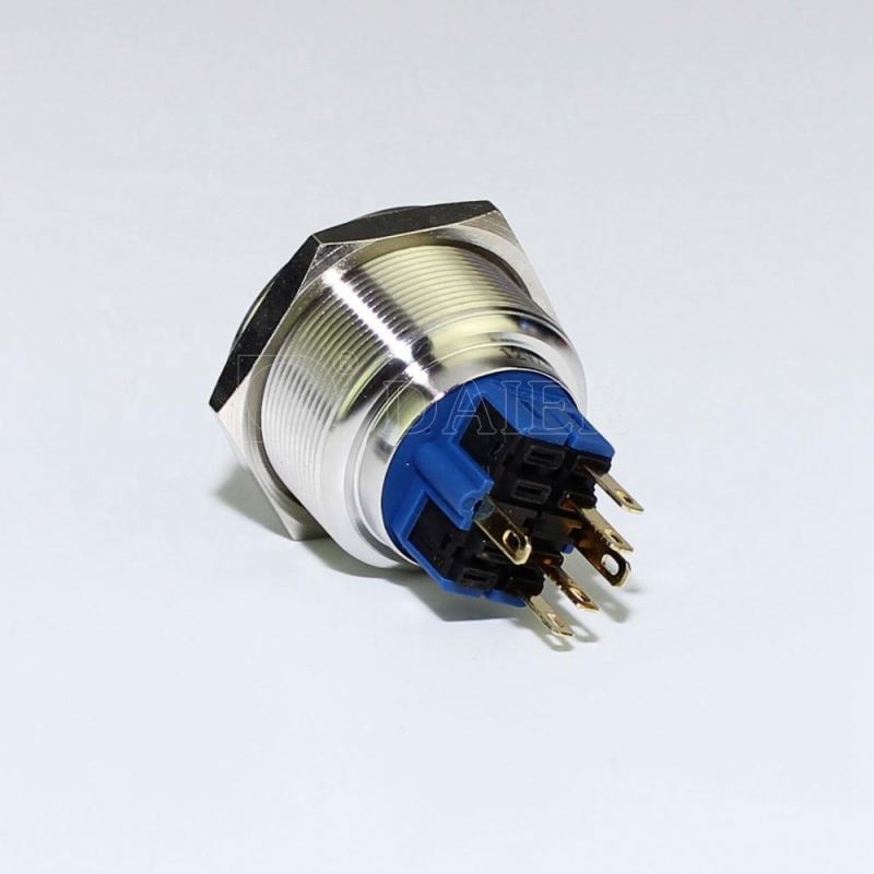 Waterpoof Ring Lighted Anti Vandal 30mm Push Button Switch Game Machines