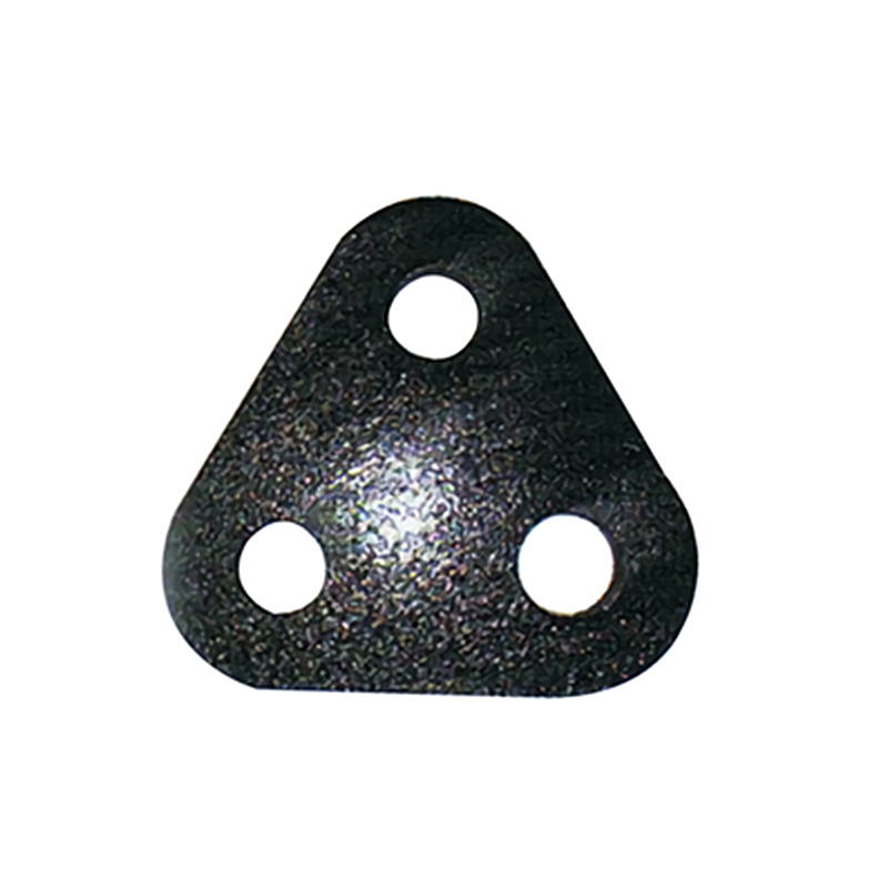 Black Carbon Steel Three Hole Triangle Plate For Ships