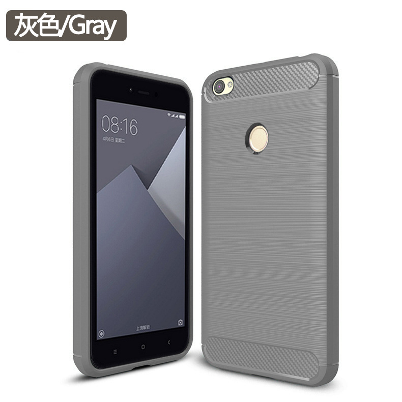 2017 New Arrival Carbon Fiber Tpu case for xiaomi redmi note 6 brushed tpu soft cover for xiaomi redmi note 6