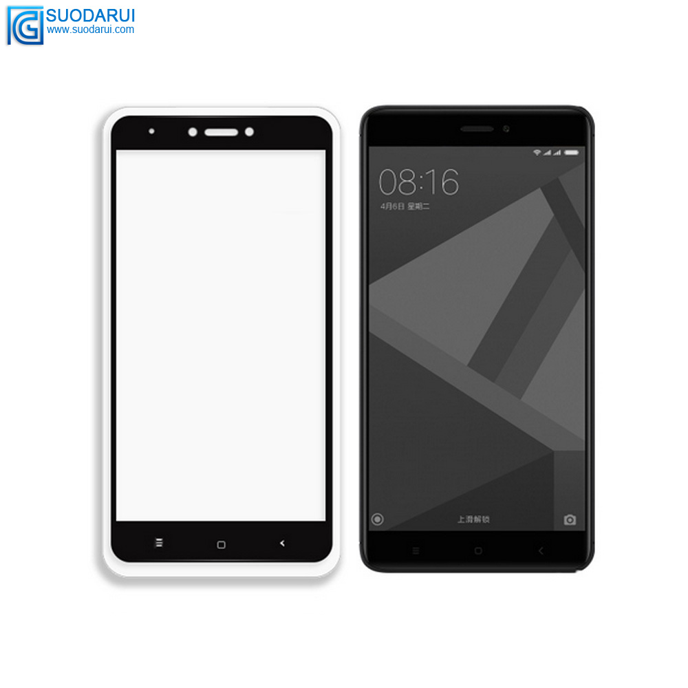 Tempered Glass Screen Protector for Redmi Note 4X Full Cover Glue 2.5D 9H film