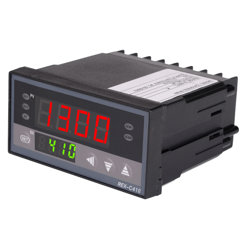 Digital PID Temp Controller REX-C410 48*96mm Horizontal, Input thermocouple K Relay Output for heat Temperature Controller