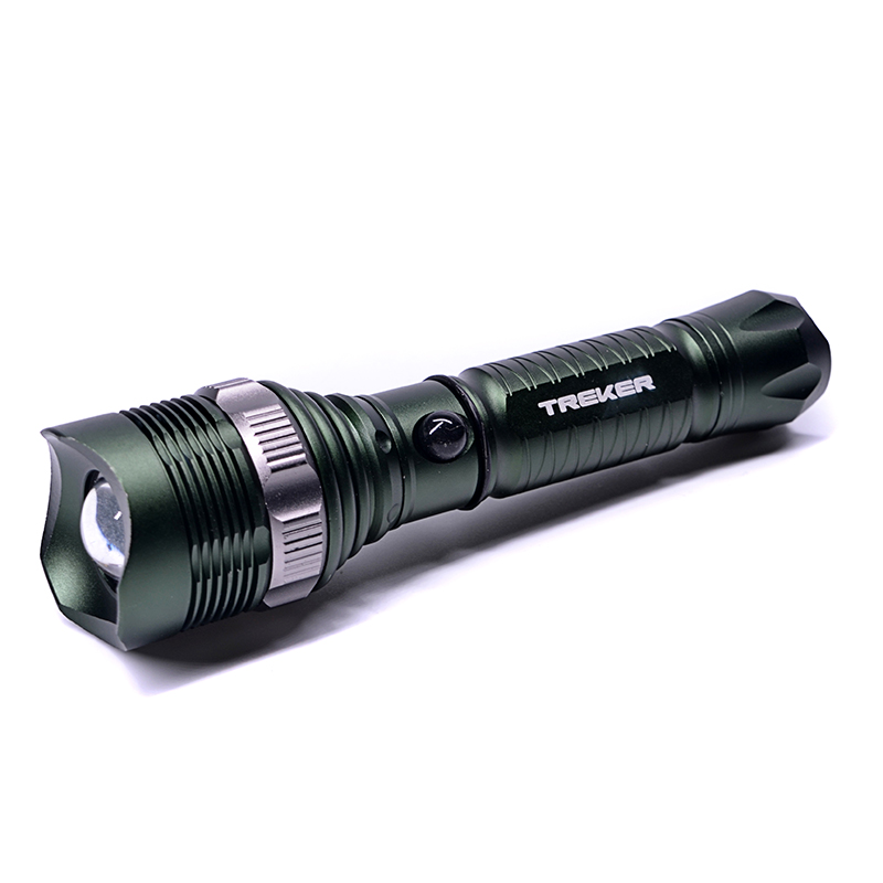 zoomable rechargeable most powerful led flashlight torch