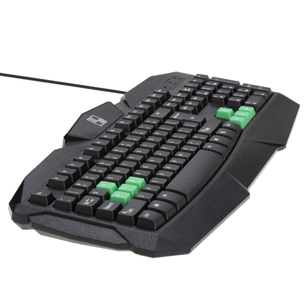 USB Wired Full Size Ergonomic PC Desktop Computer Esport Gaming Business Office Keyboard with 104 Keys