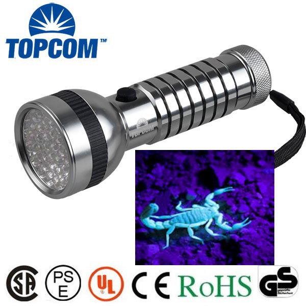 Hunting Scorpians by 41 LED Torch UV LED Flashlight + Any Color & Extremely Durable Ultra Violet Lamp