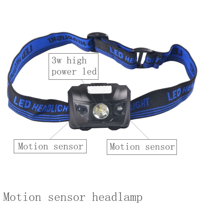 Inductive Remote Control Running Bright Led Sensor Headlamp Camping Led Headlight Sensor Head lamp