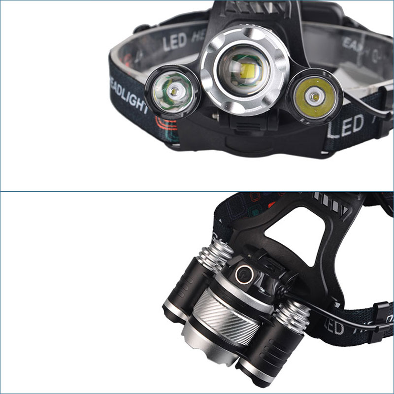 10W LED Headlamp Zoom Rechargeable 1000 Lumen LED Head Torch Light