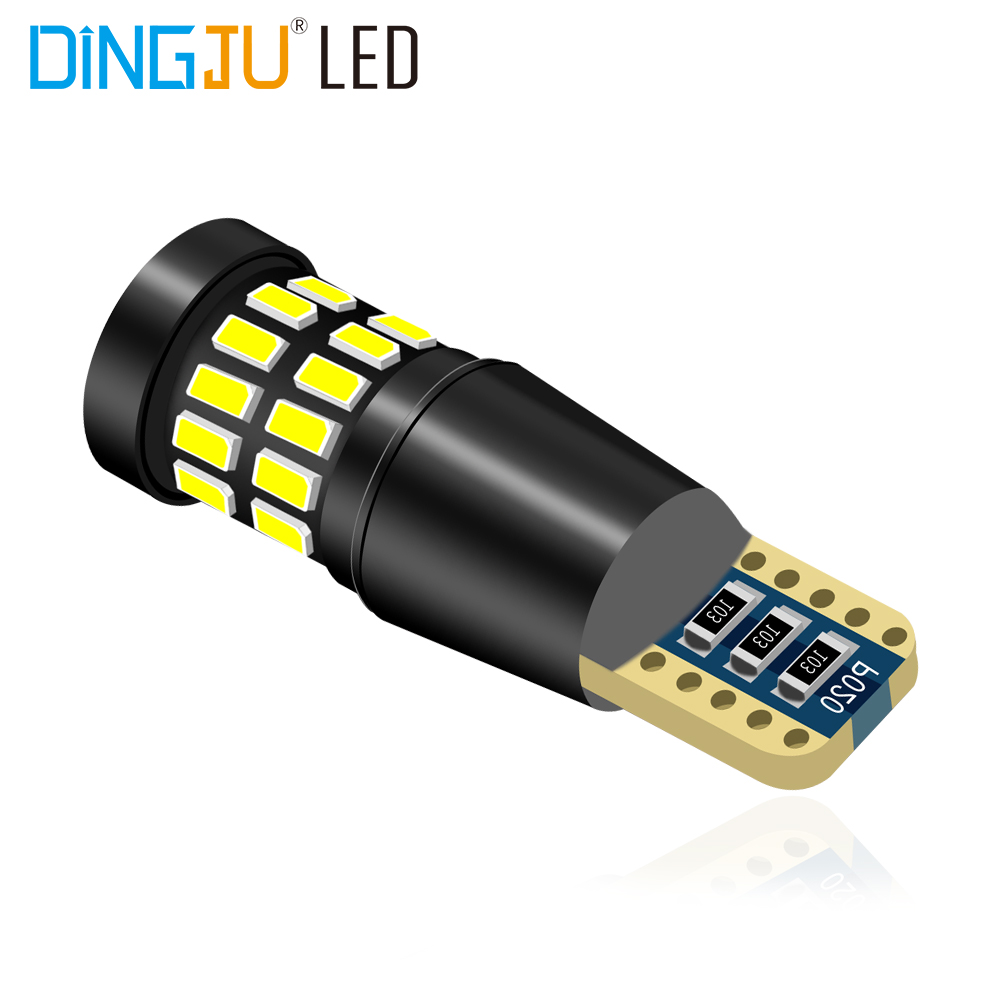 Factory Price Wholesale Car Led Canbus T10 28smd 3014 1smd 3030 Bulbs 12v 0.19a Width Reading Light Brightest With Good Service