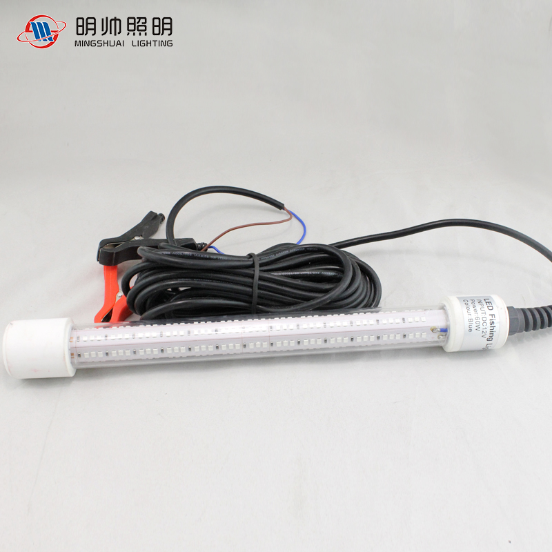 50W 100W Fish Attractor Lamp IP68 Water Resistant LED Lure 30m Underwater fishing light 12v