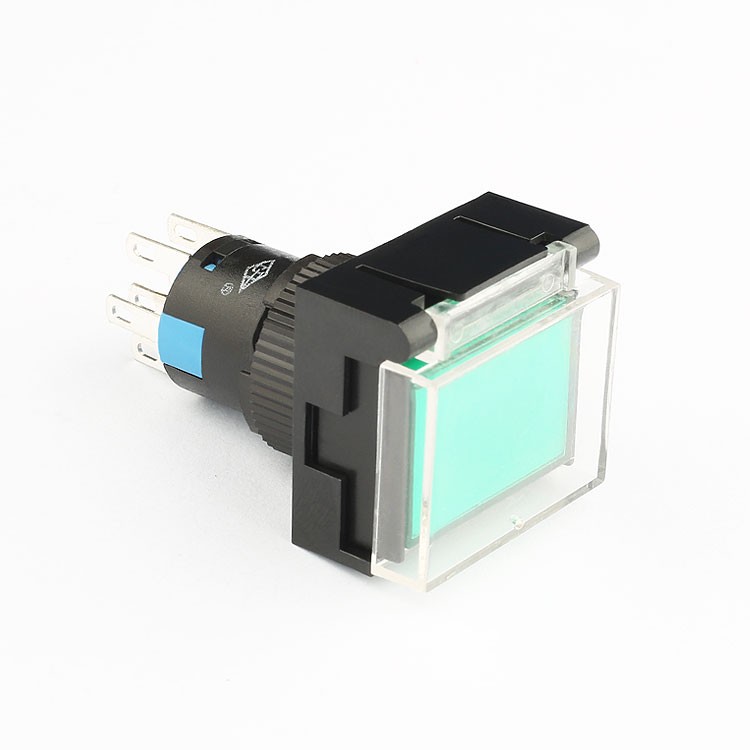 high quality cheap price 10mm 12mm 16mm push button switch led black latching