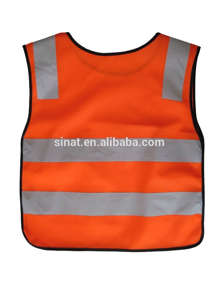 Red Traffic safety vest EN471 approve