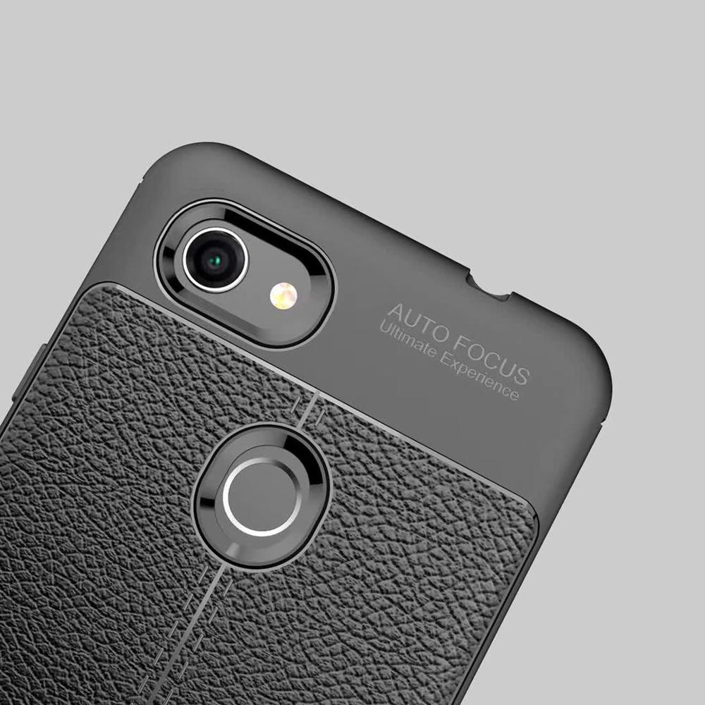Carbon Fiber Lichee Pattern tpu For Google Pixel 3A XL Soft TPU Case