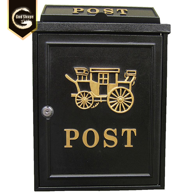 Garden Decoration Parcel Receiver Post Box House Mailbox