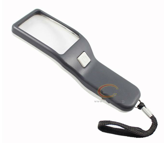 Pocket Rectangle Magnifying Glass with LED Light