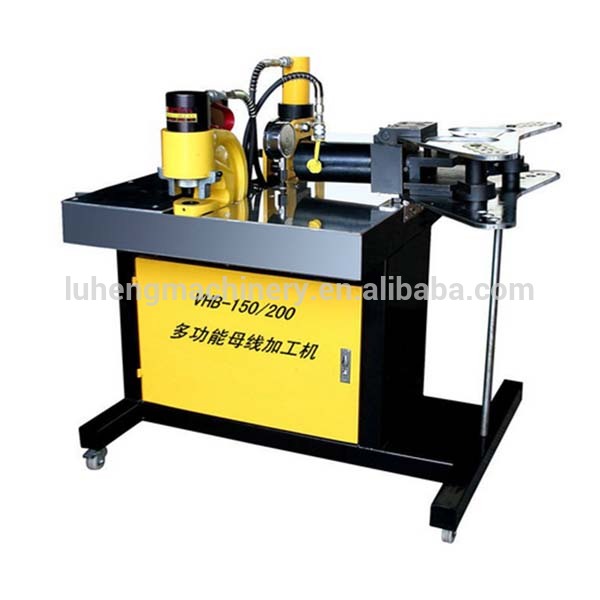 Multi-function hydraulic busbar processor machine