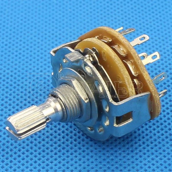 4 Pole 3 Way Rotary Switch