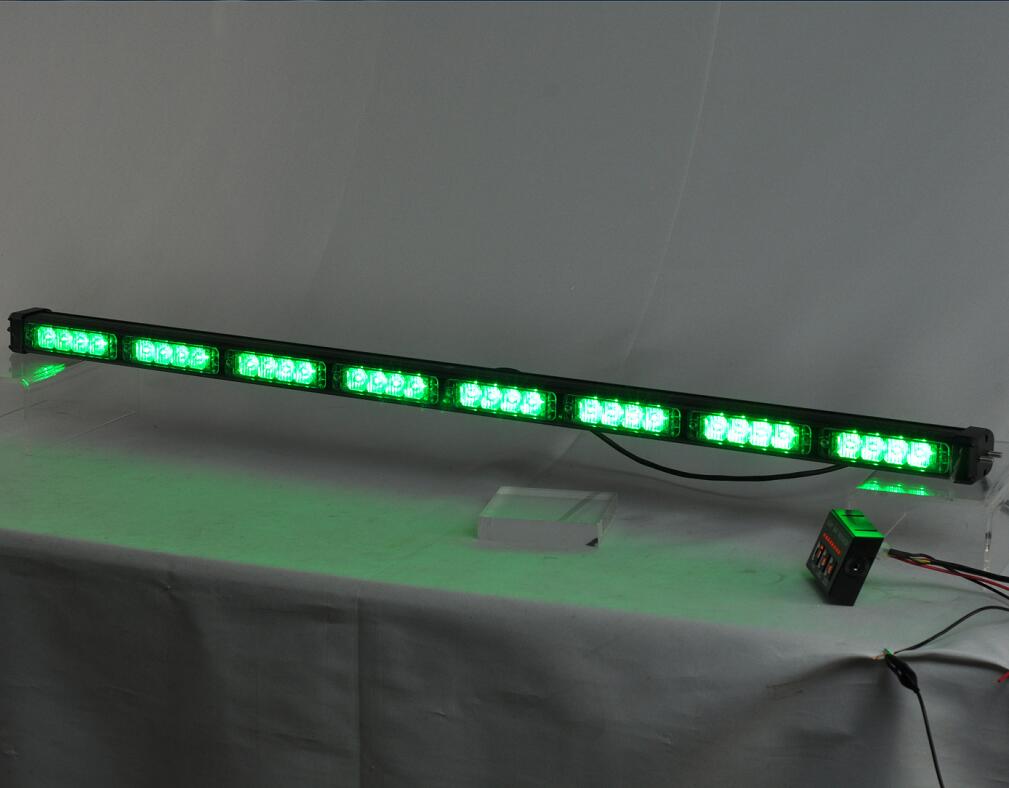 32W Led Traffic Directional Light Red White Flashing Light Bar (SL244)