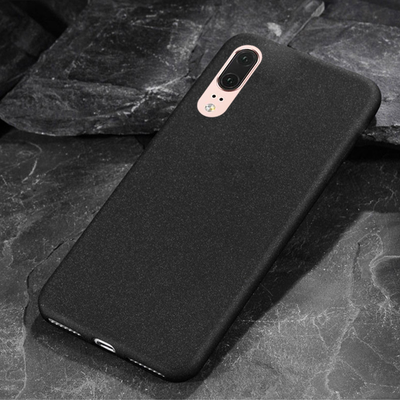PC Hard sandstone case for Huawei P20 P20 Pro back cover