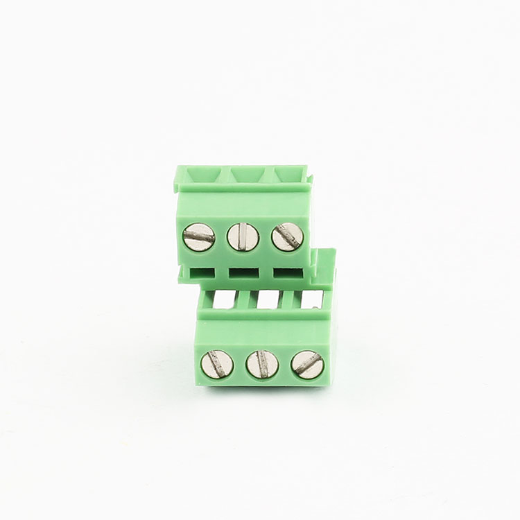 Pluggable male to female 5.08mm din connector 12 pin terminal block