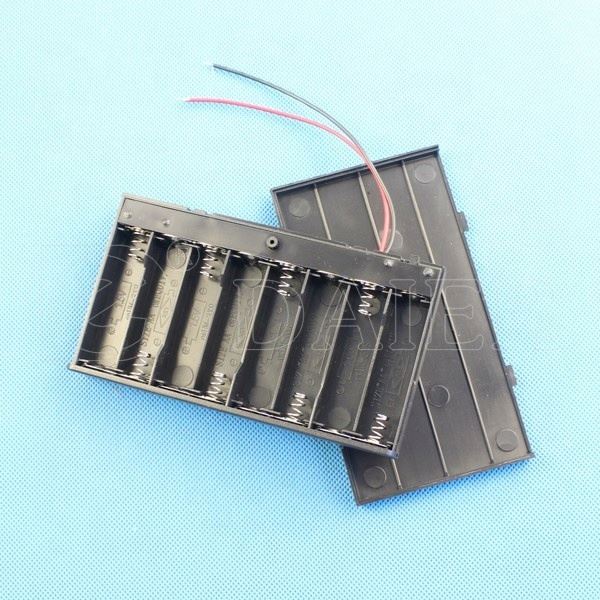 12V 8 Cell Battery Holder  8 AAA Battery Holder Replace AAA Battery Case