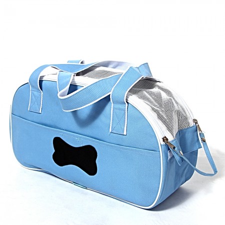 Small Pet Carrier OFord Soft Sided Travel Tote Shoulder Bag Blue pet bag, dog cat bag