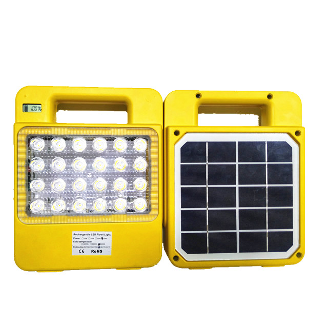 Best quality power energy solar portable flood light for fishing, outdoor place saving electricity