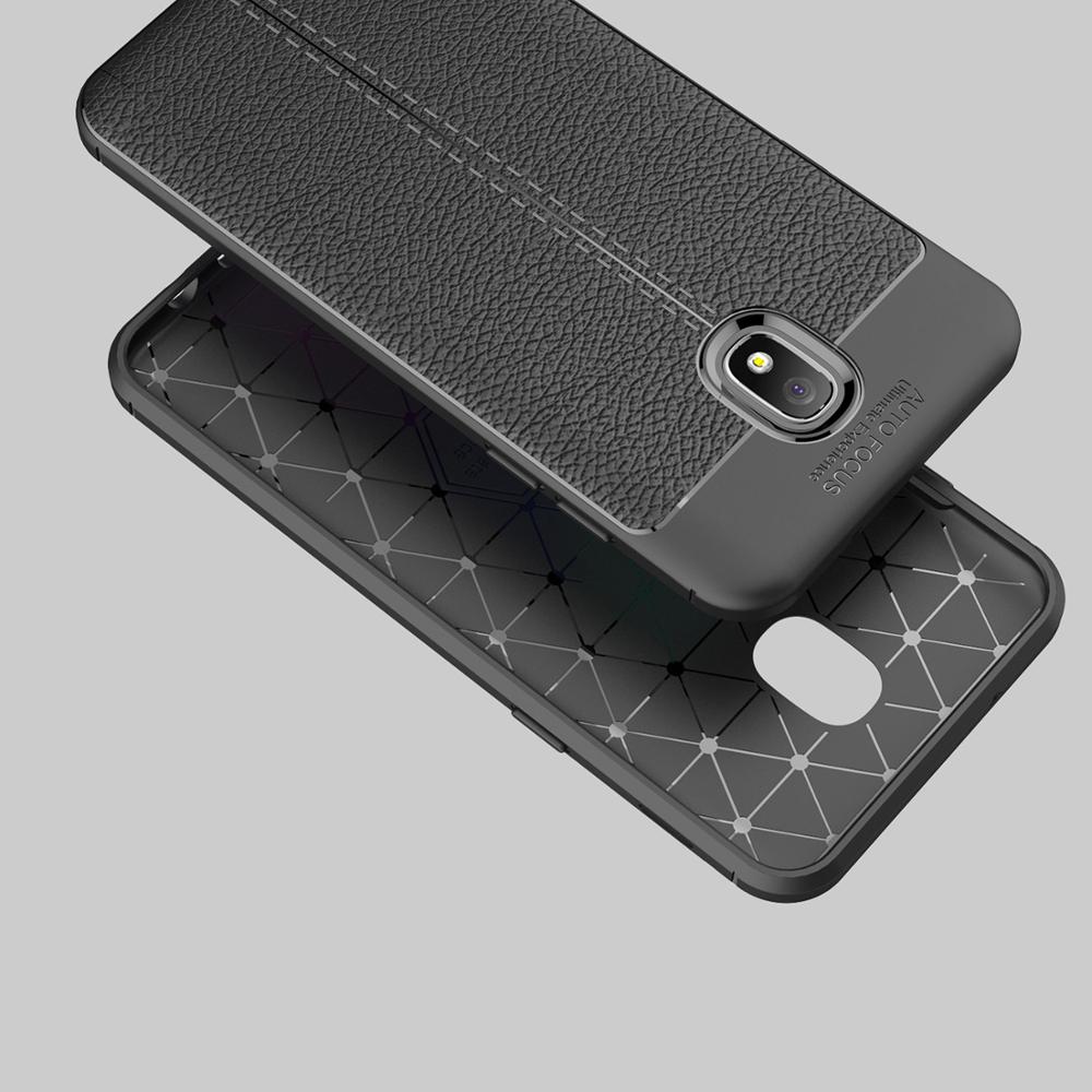 Hot Sell Litchi pattern Soft Tpu case for Samsung galaxy J7 2018 Cover