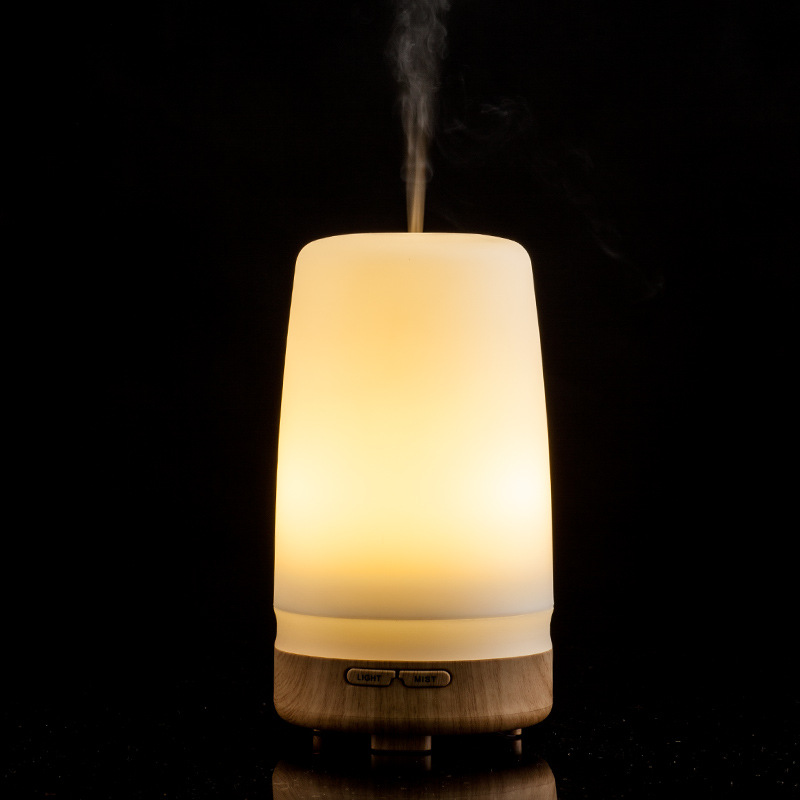 Amazon hot sale 100ml humidifier,wooden essential oil diffuser