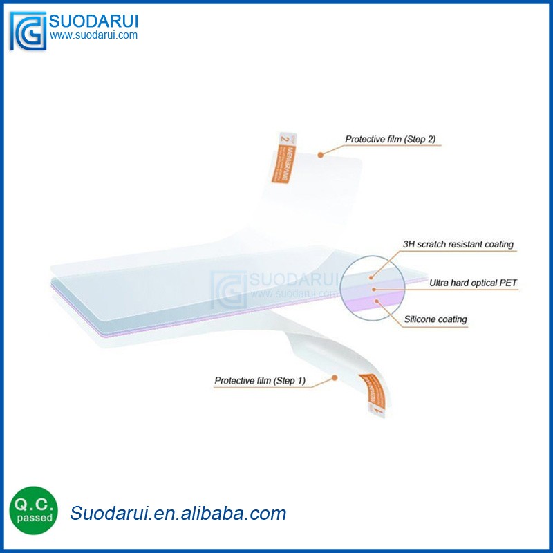 Clear LCD Screen Protector Film Foil Saver For Videocon Infinium Z41 Aire with Cloth
