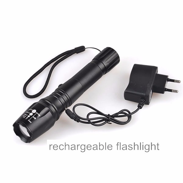 Factory Bulk Sale Multifunction Power led Metal rechargeable swat Tactical flashlight