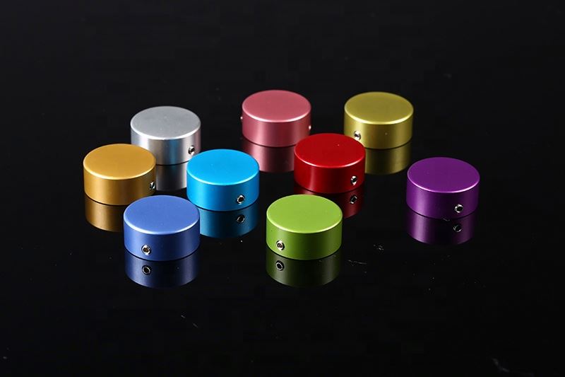 Effect Pedal Double Set Screw Colored  23X10MM Aluminum Switch Knob