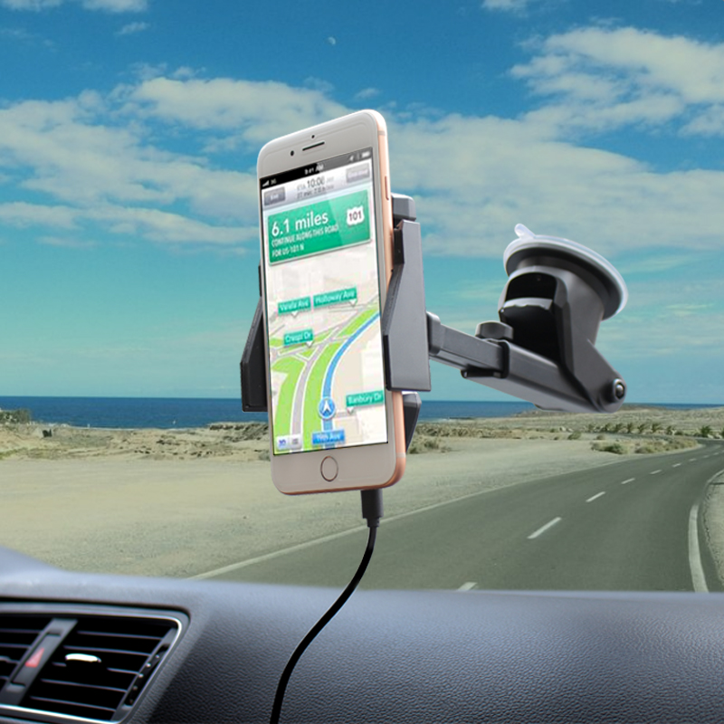 2018 new fashion infrared sensor car wireless charger
