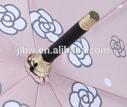 fair lady's mini decorative umbrella for rain wind uv dome shaped umbrella