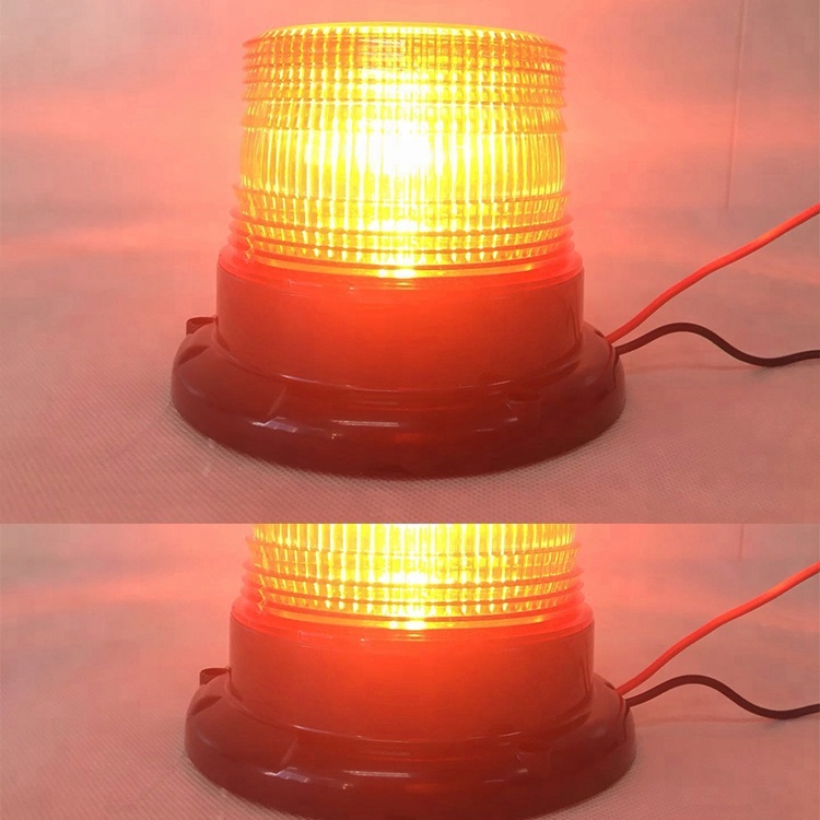 12v waterproof warning emergency light forklift safety light red led magnetic beacon light