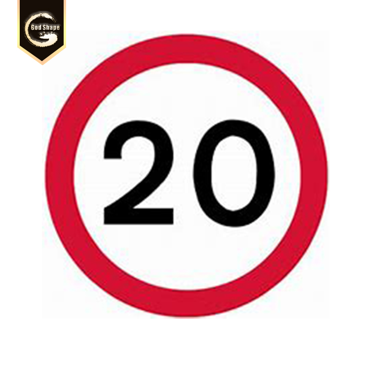 GS Customized 12*18 high quality Speed 70 limited sign metal safety road traffic signs signage