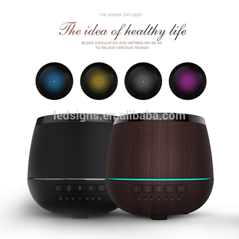 Hidly 2017 new products 200ml wooden grain aromatherapy essential oil aroma diffuser