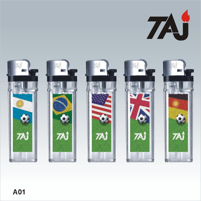 2018 2019 Canton Fair Hot-selling TAJ Brand lighters world cup flint lighter