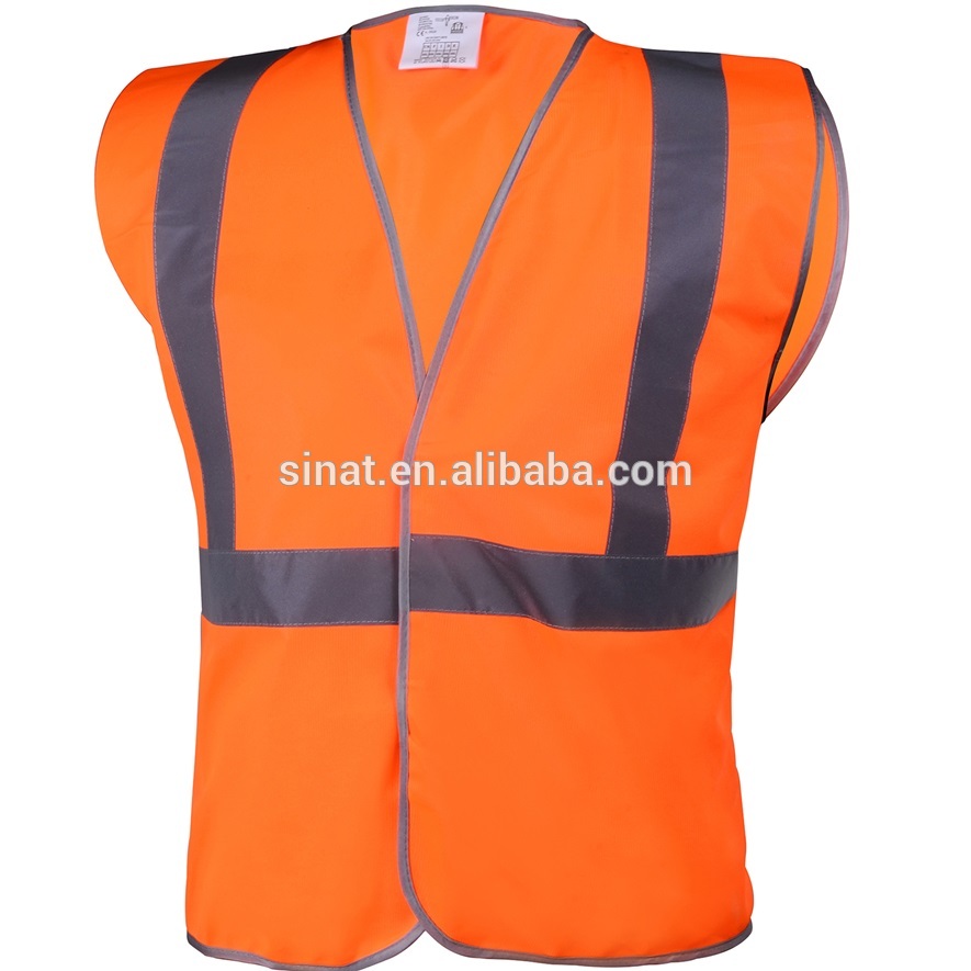 HIGH VISIBILITY RED CE SAFETY VESTS