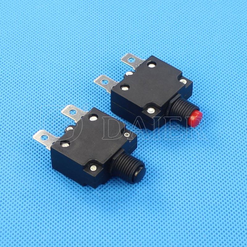 20A 32VDC Black Miniature Overload Protector Bakelite Switch Breaker
