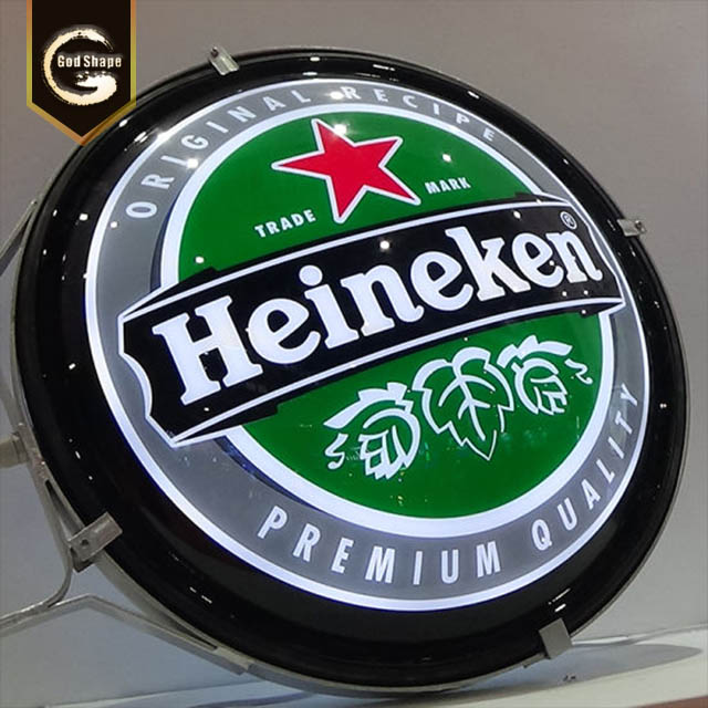 Retail shop hot sale light box shop acrylic box led logo signage