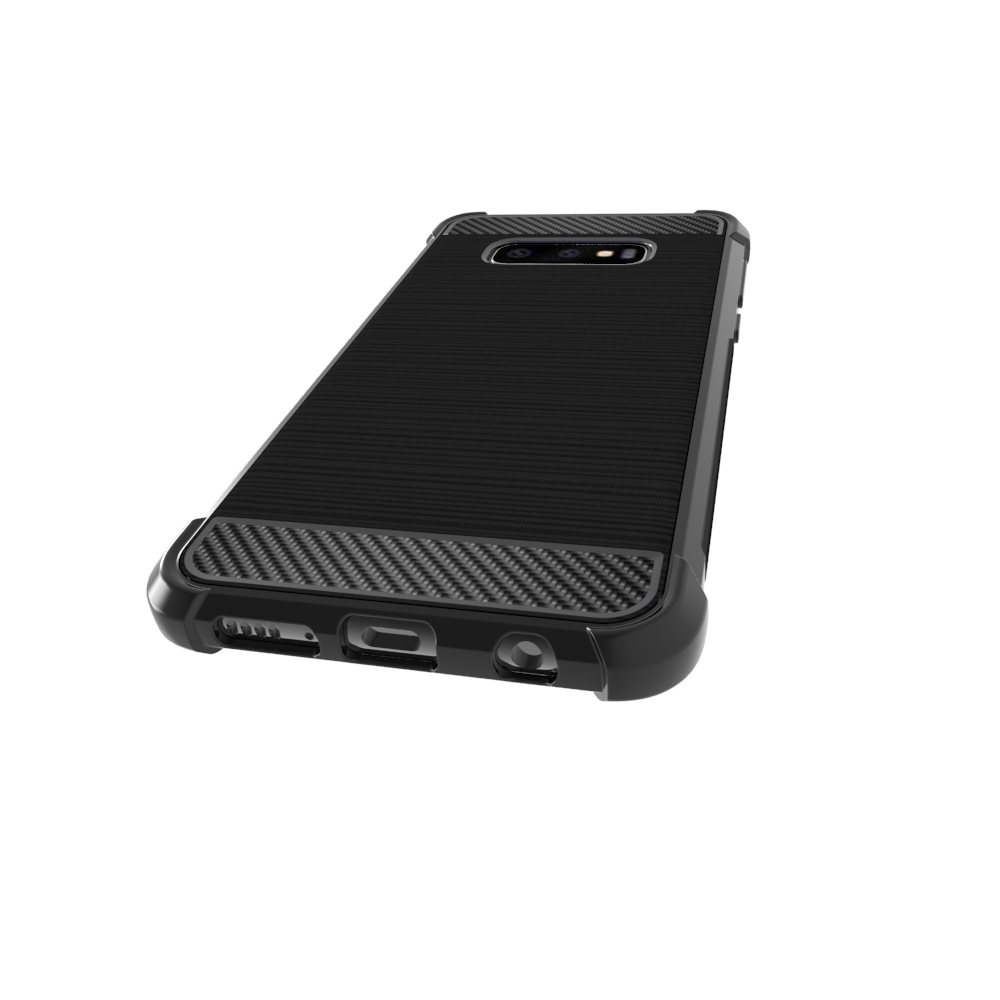 newstyle Carbon Fiber Cover soft Tpu Brushed case For Samsung galaxy S10 Lite