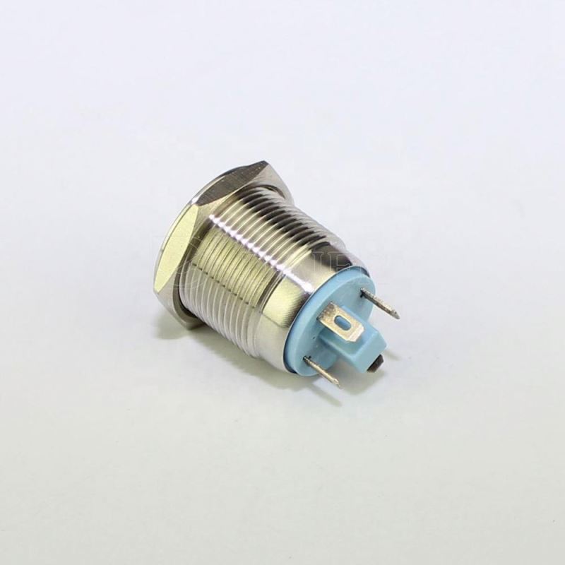 19mm 4 Pin Single Ring Light Electrical Waterproof Vandal Resistant Switch