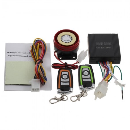 Motorcycle Bike Anti-theft Remote Control Alarm System Safety Security