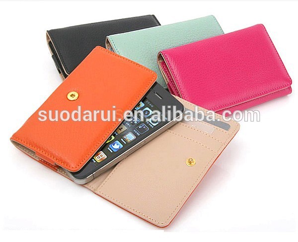 Universal Mobile Phone Pouch Credit Card Wallet Case for iPhone 6