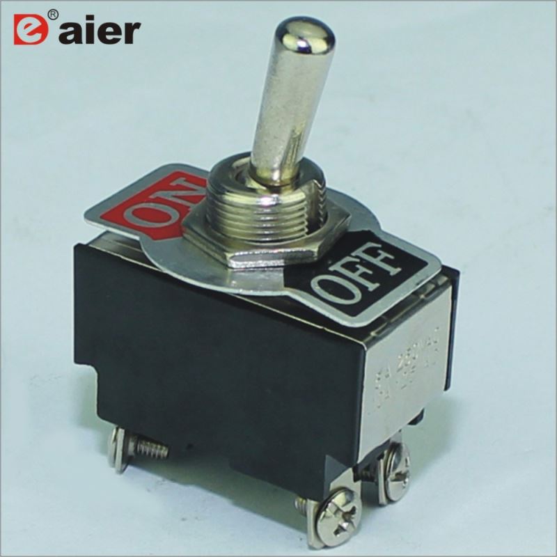 KN3B-201 15A 250V DPST 4 Pin ON-OFF Electric Double Pole Toggle Switch