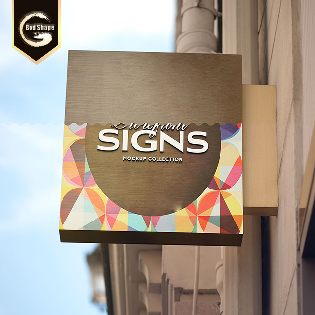 GS Top sale Round Led Acrylic Light Box with Letters Advertising illuminated Light Box