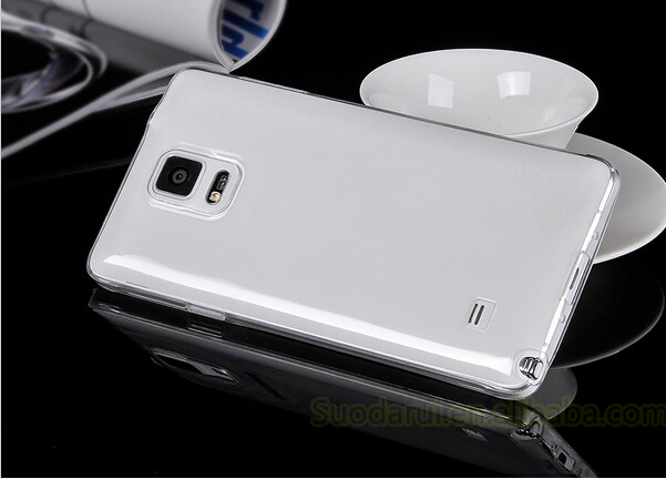 Crystal Transparent TPU Gel Case For Samsung Galaxy Note 4 Note 5 Soft Clear Silicon Cover