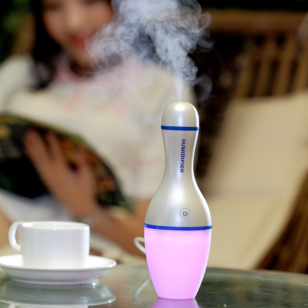 Hot Sale Bowling Shape Car Aromatherapy Car Air Diffuser Car Ultrasonic Essential Oil Aroma