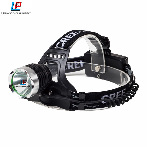 Aluminum Metal Light 10w Rechargeable High Power Headlamp Headlight