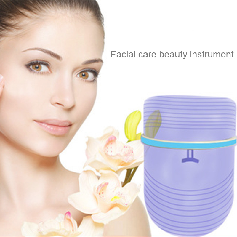 Led therapy facial mask  facial skin  Photon Rejuvenation device to reduce fine lines and wrinkles